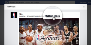 hashtags clicables en Facebook - Imagen Oficial del blgo de Facebook