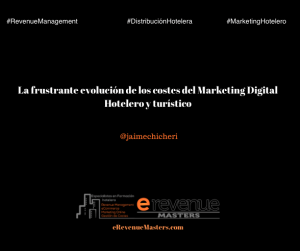 La frustrante evolución de los costes del Marketing Digital Hotelero y turístico